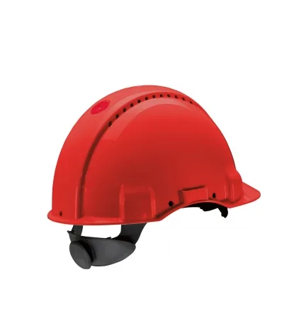 3M G3000 Kırmızı Baret Havalandırmalı Vidalı UV’li