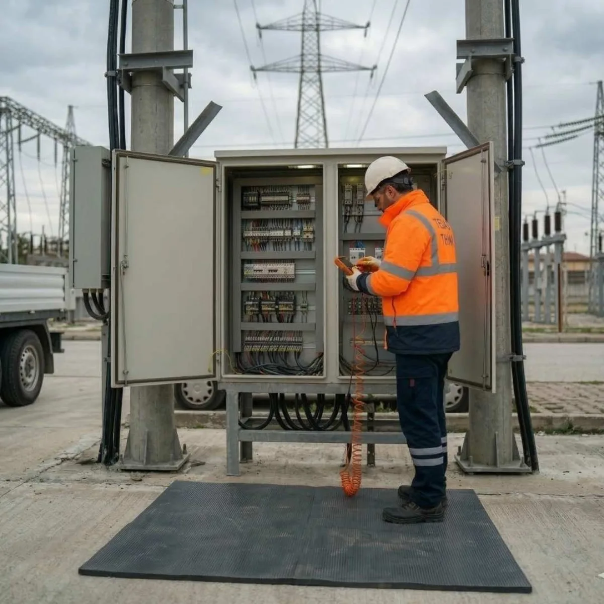 İzole Halı 2 mm 10 kV Gri - Görsel 2