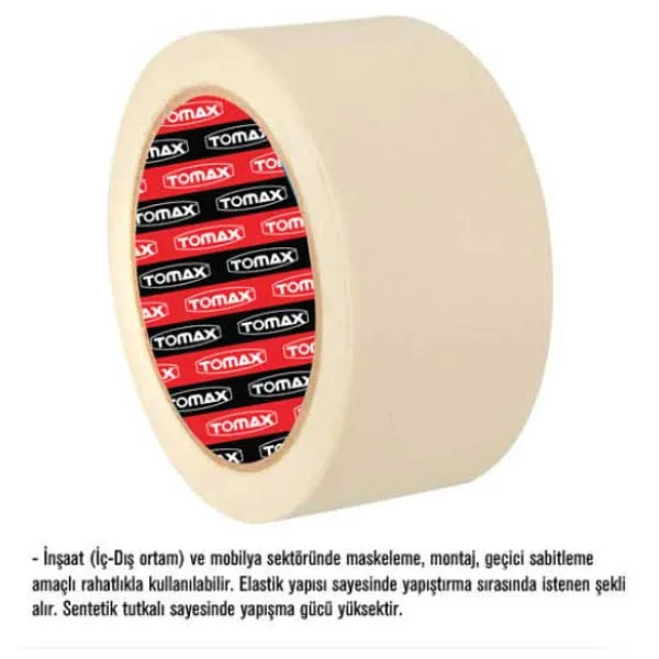 Maskeleme Bandı 48mmx30 metre Renk Beyaz - Görsel 2
