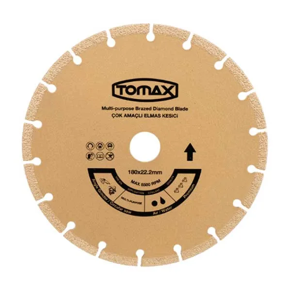 TOMAX Çok Amaçlı Elmas Kesici 180×22 | Vera İş Güvenliği