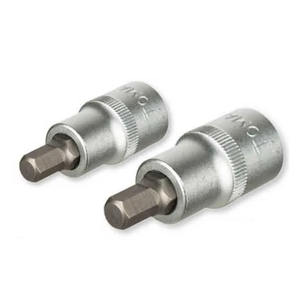 TOMAX Lokmalı Allen Bits Uç Kısa 1/2 İnç 12×55 mm 10 Adet