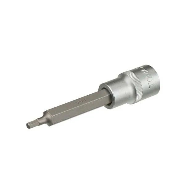 TOMAX Lokmalı Allen Bits Uç Uzun 1/2 İnç 10×100 mm 10 Adet