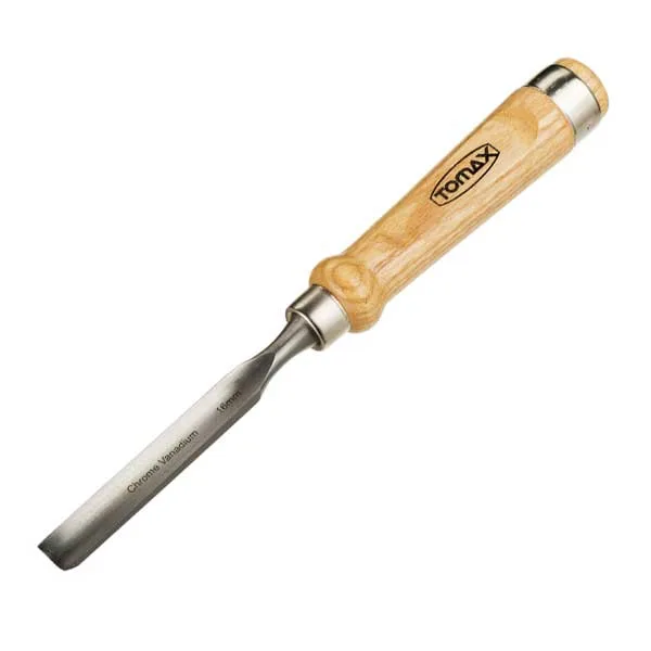 Tomax Oluklu İskarpela Ahşap Saplı 20 mm