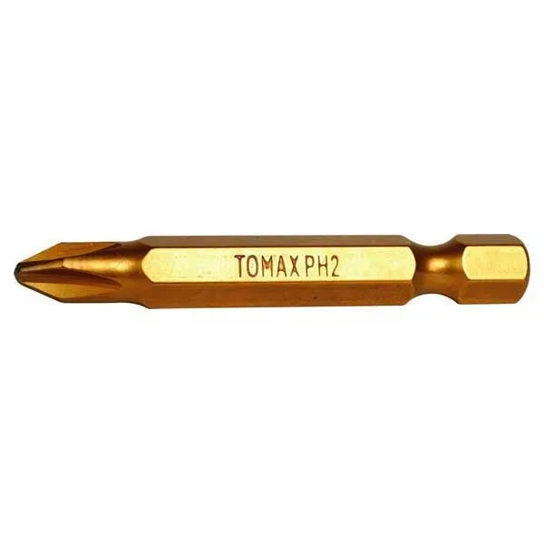 TOMAX PH2x75 Titanyum Bits Uç 20 Adet | Vera İş Güvenliği